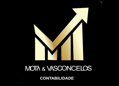 Na imagem é mostrado o logotipo da empresa Mota e Vasconcelos Contabilidade.